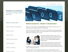 Tablet Screenshot of maklerverzeichnis.org